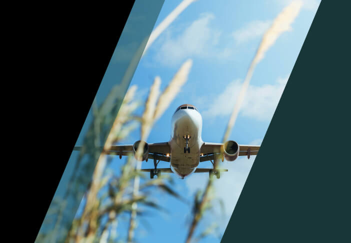 Airplane taking off